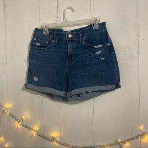 Dark Washed Jean Shorts